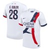 Paris Saint-Germain Carlos Soler 28 Udebane 2024-25 - Fodboldtrøjer (S/S)